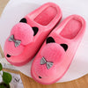 Women's Winter Slippers Cute Cartoon Cat Women Warm Plush Woman Slip On Flat Female Soft Shoes Ladies Comfortale House Shoe 2020