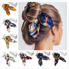 New Chiffon Bowknot Elastic Hair Bands For Women Girls Solid Color Scrunchies Headband Hair Ties Ponytail Holder Hair Accessorie