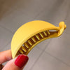 New Cute Candy Colors Banana Shape Hair Claws Women Girls Sweet Hair Clips