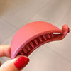 New Cute Candy Colors Banana Shape Hair Claws Women Girls Sweet Hair Clips