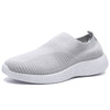 Rimocy Plus Size 46 Breathable Mesh Platform Sneakers Women Slip on Soft Ladies Casual Running Shoes Woman Knit Sock Shoes Flats