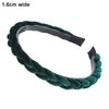 MOLANS Hair Accessories Wide Shiny Weaving Hairbands Braided Headband Hair Hoop Fashion Hair Bands Bezel Headdress