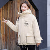 Outewear Hooded Parkea Jacket Winter Female Thick Warm Pocket Jacket Parkas