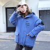 Outewear Hooded Parkea Jacket Winter Female Thick Warm Pocket Jacket Parkas