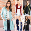 Women Knitted Coats Long Sleeve Cardigan Casual Single Breasted